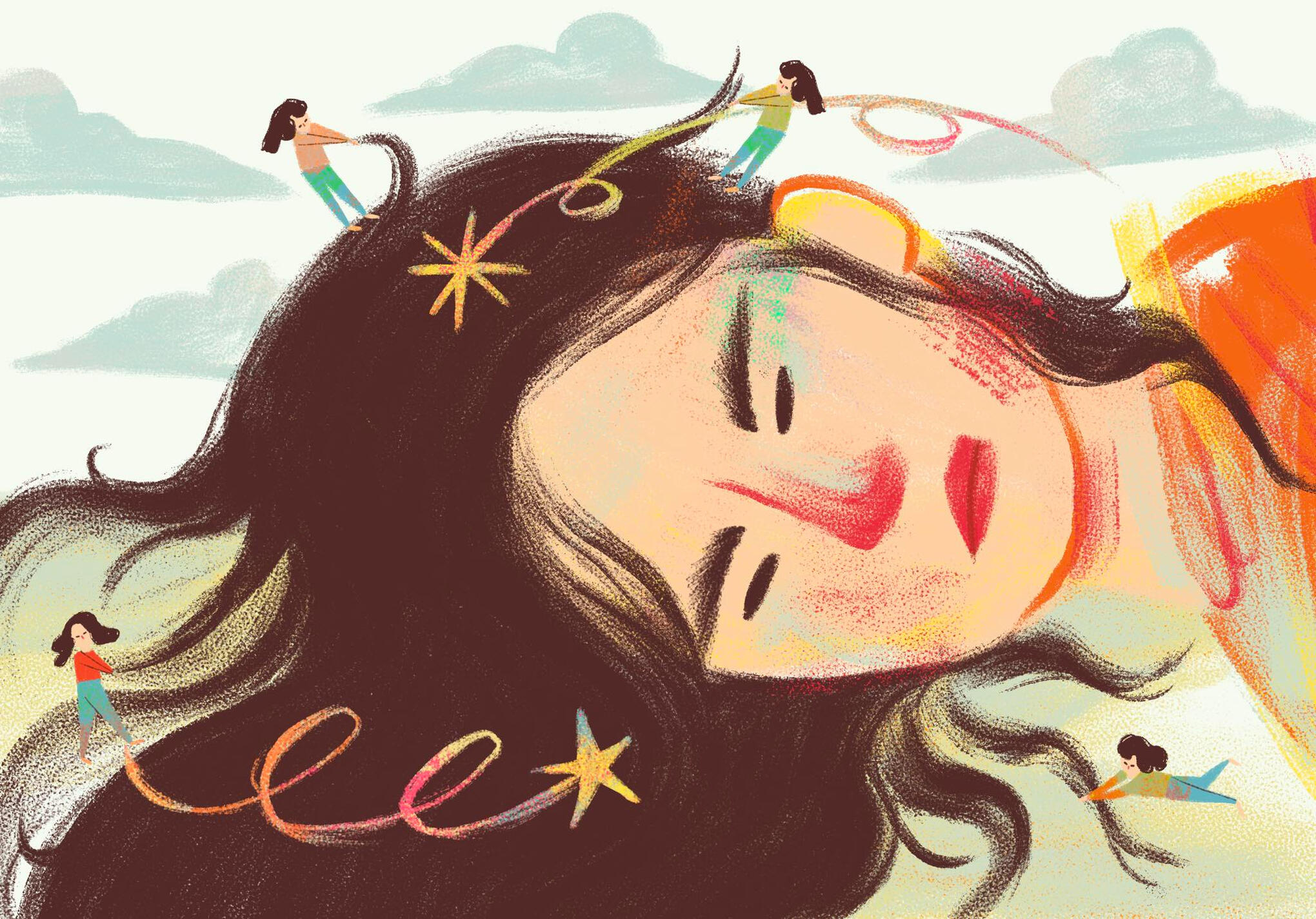 Girl, Duck & Tiger